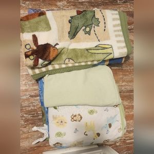 Baby blankets and sheet set